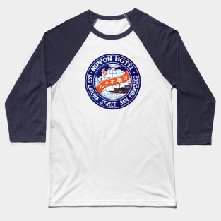 1930s Nippon Hotel, San Francisco, California Baseball T-Shirt